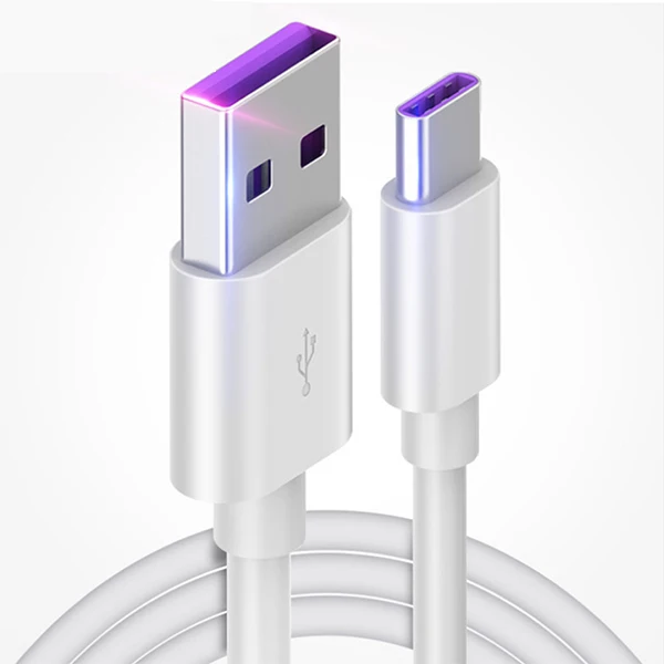 ACCEZZ 5A usb type C для Xiaomi Mix 3 huawei P30 P20 USB C кабель для мобильного телефона Быстрая зарядка type C кабель для устройств usb type-C - Цвет: Белый