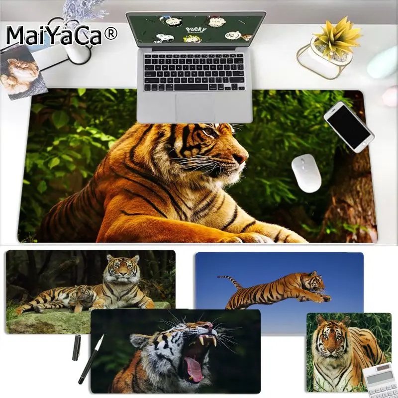 

MaiYaCa Hot Sales animaltiger Comfort Mouse Mat Gaming Mousepad Free Shipping Large Mouse Pad Keyboards Mat