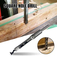 woodworking square hole metal step drill bits mortising chisel hole saw mortise chisel drill bit tool carpentry construction
