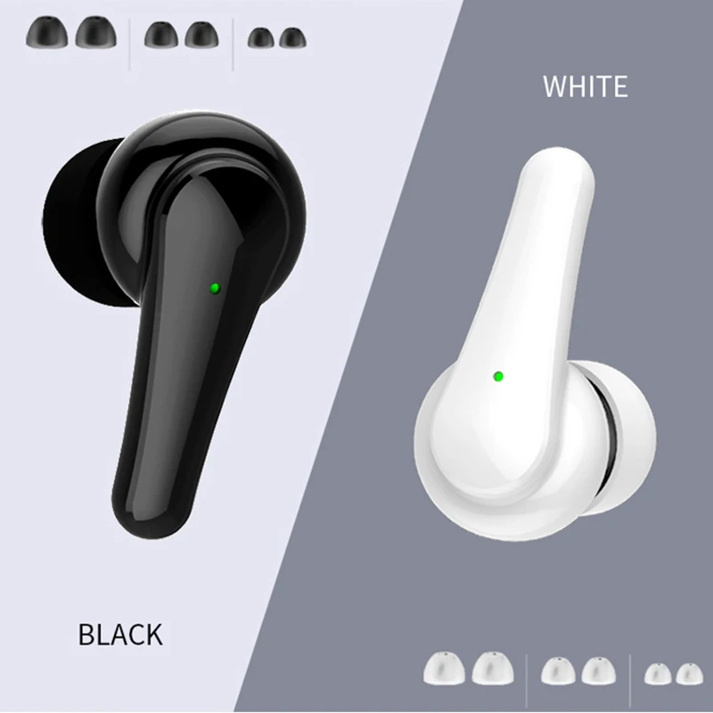 

LED display bluetooth Earphones headphones J6 headset BT5.2 IPX5 waterproof noise cancelling wireless earbuds for smart phones