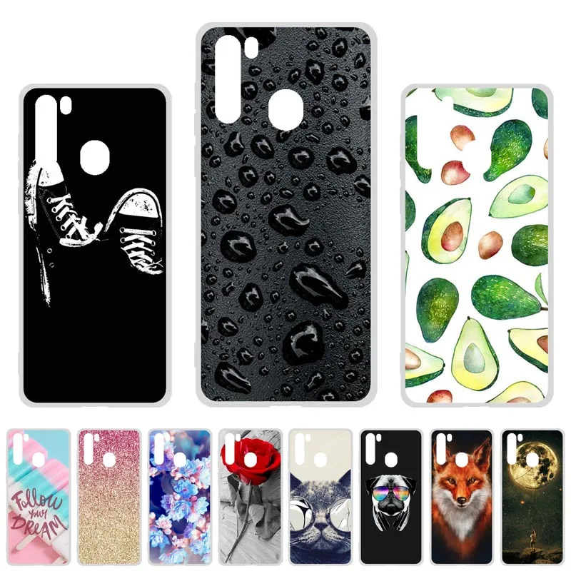 

Phone Case For Blackview A80 Pro Cases Silicon Soft TPU Cute Cat Painted Coque For Blackview A60 Pro BV9600 Pro Cover Fundas Bag