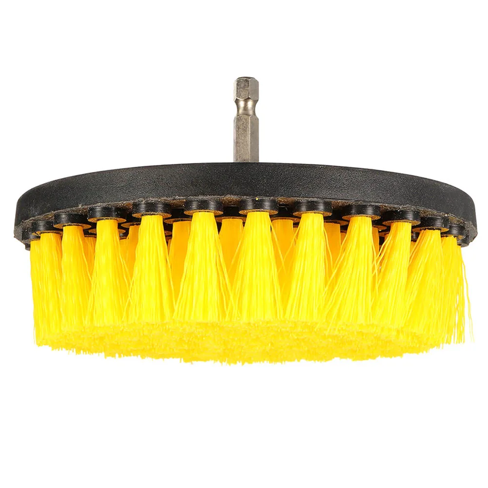 

10pcs4 Inch Drill Cleaning Brush Powered Scrubber Brush Nylon Electric Drill Cleaning Brush For Bathroom Shower Tub Tile Carpet