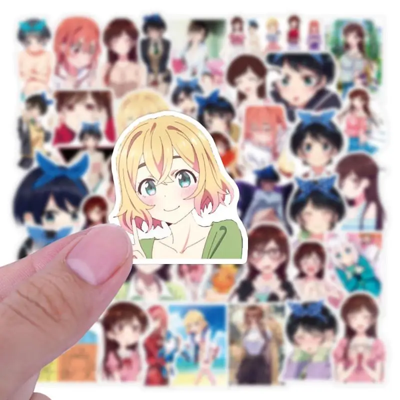 

10/30/50/100Pcs Sarashina Ruka Stickers cute Anime Sticker Laptop Pvc Waterproof Cartoon Graffiti Decals Kids Classic Toys Gifts