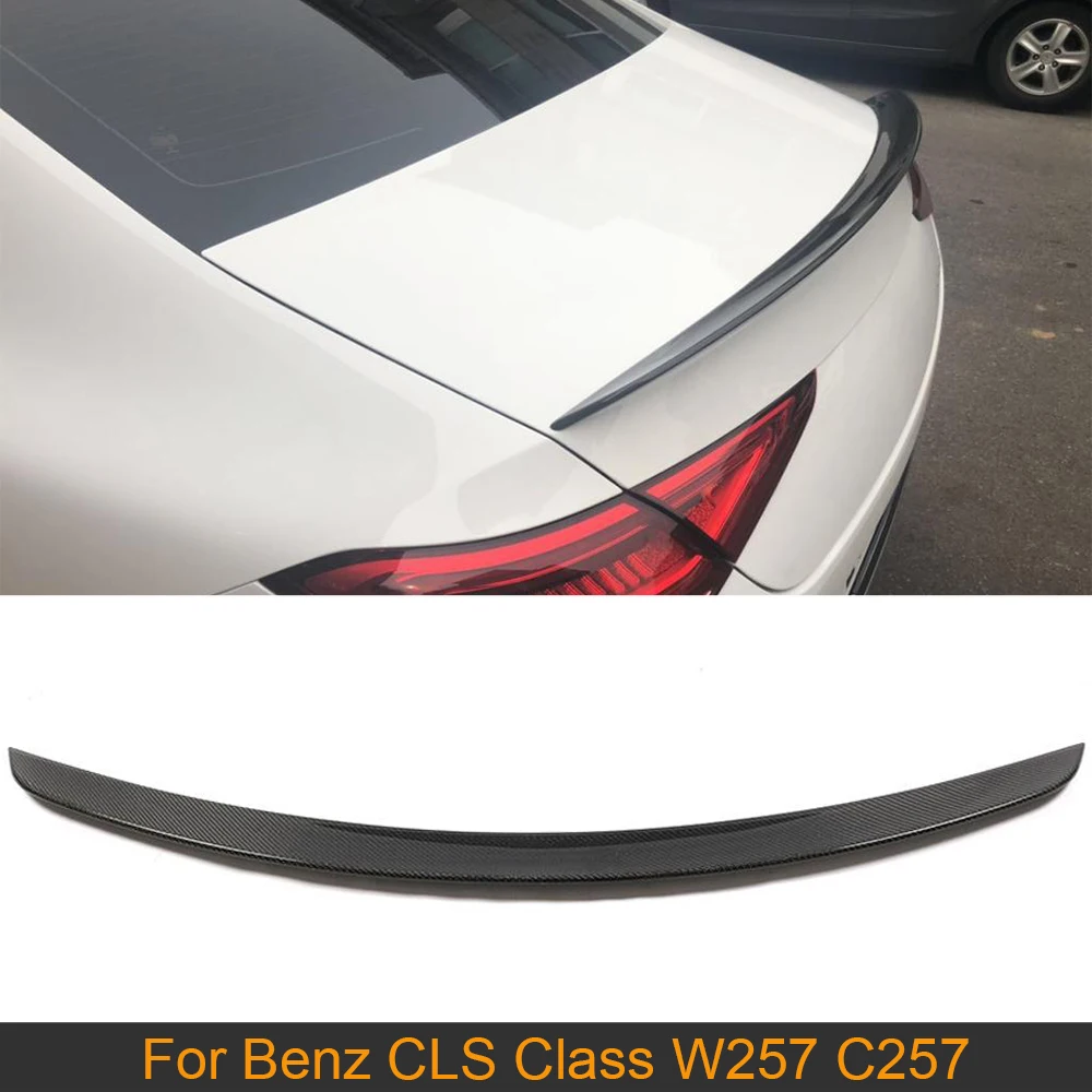Карбоновый спойлер заднего багажника крыла для Benz CLS Class W257 C257 4 двери Кабриолет 2018