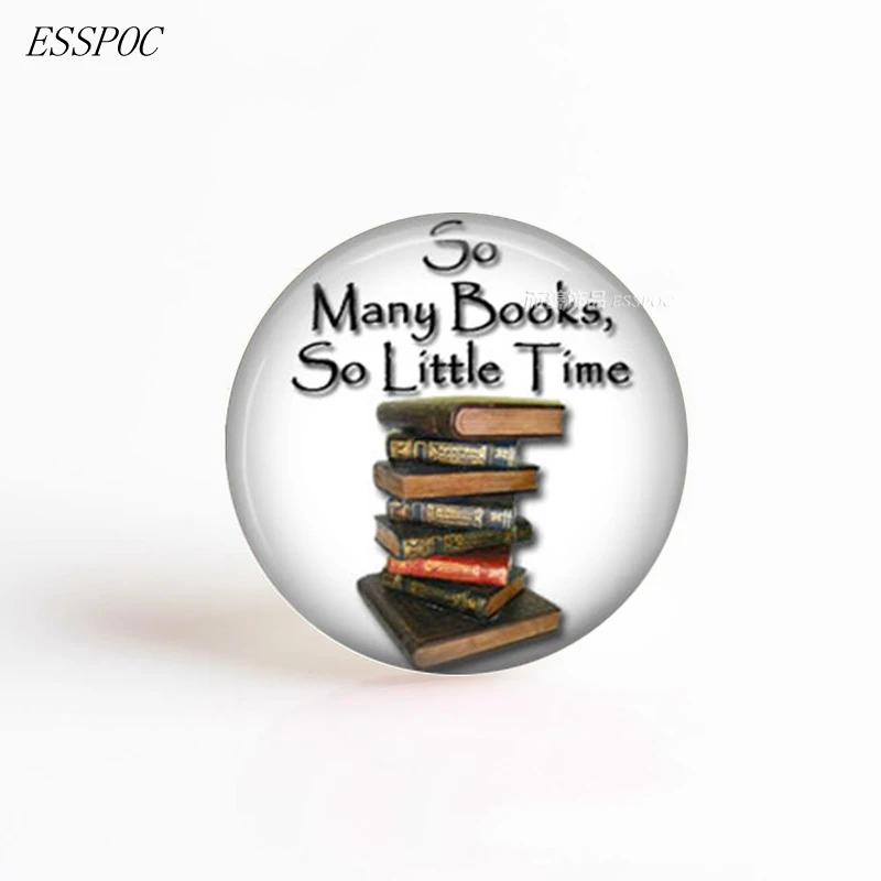 5 шт./лот столько книг сколько времени художественное фото с цитатами 25 мм