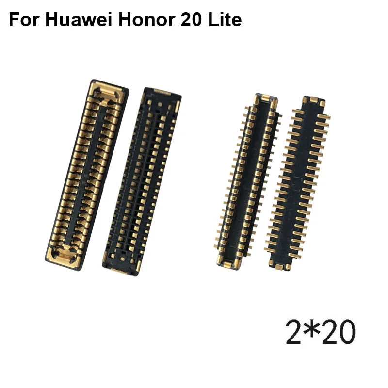 2 шт. FPC Разъем для Huawei Honor 20 Lite ЖК экран на гибком кабеле материнской плате