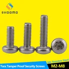 Полукруглой головкой Torx винты безопасностью вандалоустойчивые винтов торксом Кнопка головкой для защиты от несанкционированного доступа винты болт 304 Нержавеющаясталь M2-M8