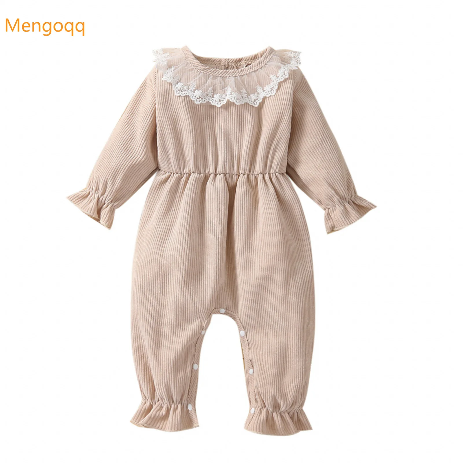

Toddler Kids Autumn Full Sleeve Ruffles Embroidery Flower Outfits Infant Newborn Jumpsuits Casual Clothes Children Romper 3-24M