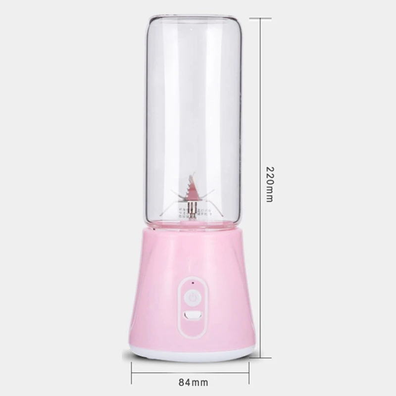

Mini Electric Fruit Juicer Portable USB Personal Milk Smoothie Maker Mixer Cup Machine Food Processor 320ML