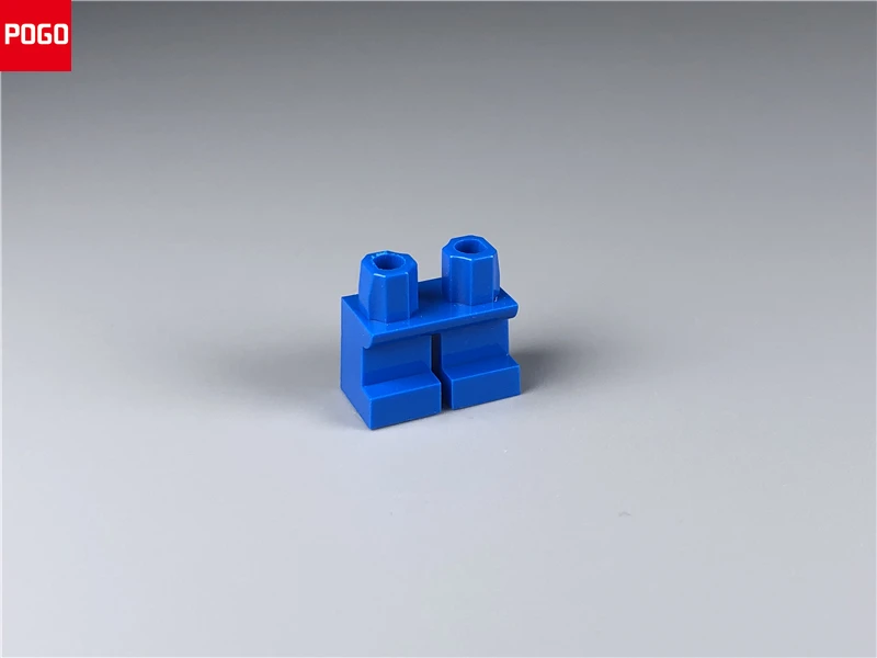 10 шт./лот кубики Moc hips модель фигурки Красочные Брюки DIY Развивающие строительные блоки мини куклы игрушки для детей Подарки - Цвет: short legs