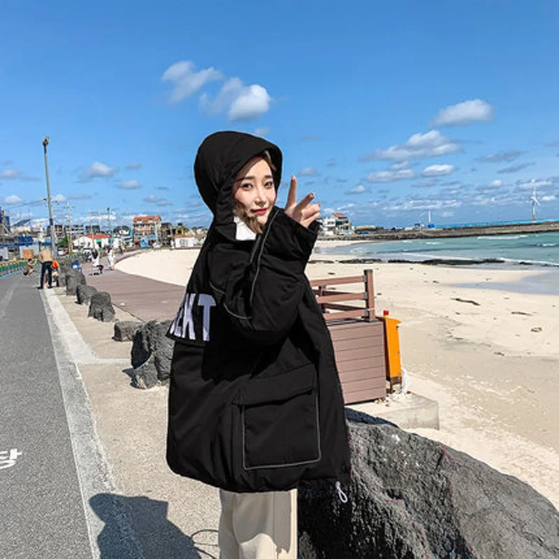 

Down cotton-padded jacket women's Korean version of loose winter coat small cotton-padded jacket 2021 new