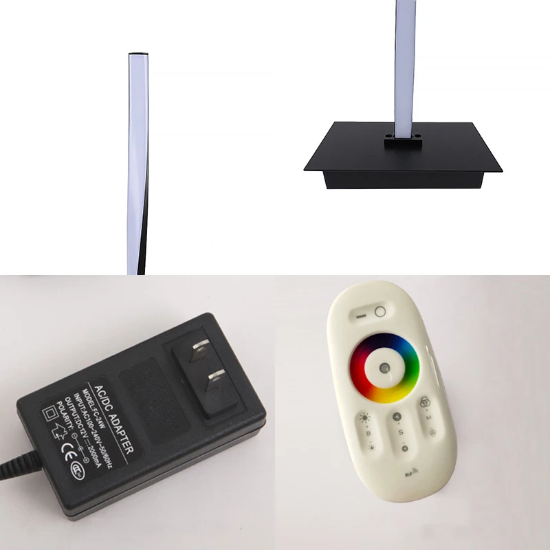 

Led Corner Floor Lamp Remote Rgb Standing Indoor Lighting For Bedside Bedroom Decor Living Room Lights Decoration Home Fixture