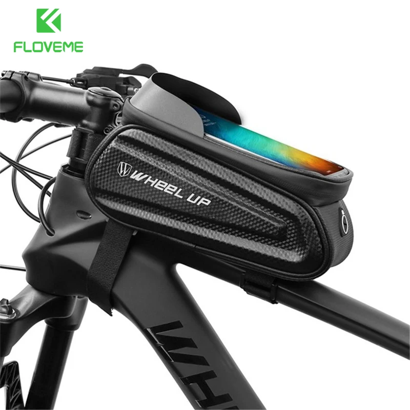Водонепроницаемая передняя велосипедная сумка 7 дюймов для велоспорта с жестким