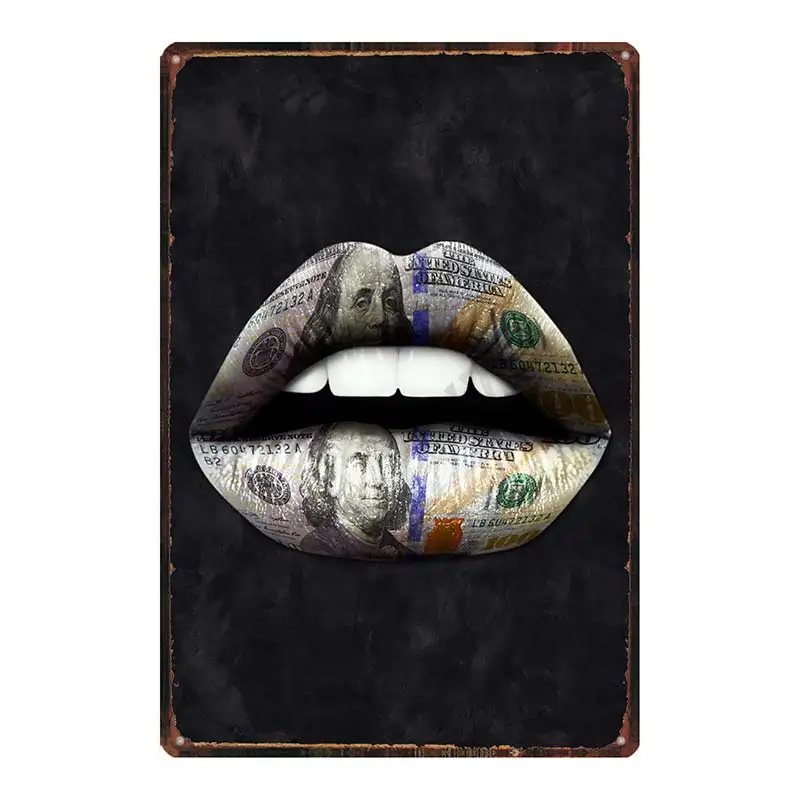 

Sexy Lips Signs Plaque Metal Vintage Wall Bar Home Art Retro Restaurant Decor 30X20CM DU-7435A