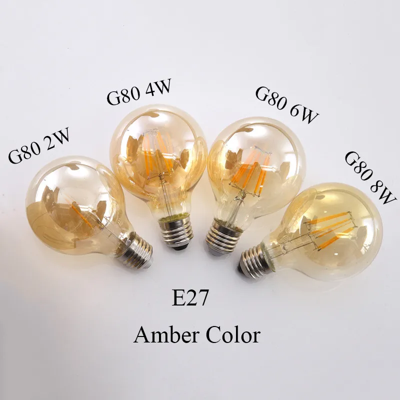 

220V E27 G80 G95 G125 LED Bulbs For Home Bedroom Edison Retro Lamps Bulb Lights Lighting Ampoule Bombilla House Living Room LEDs