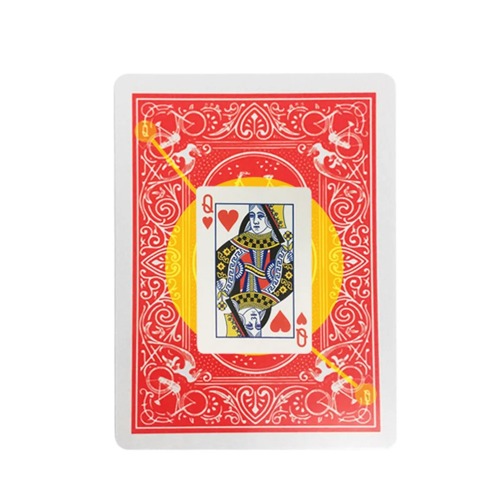 2 Pcs Perspective Card Magic Prop Funny Tricks Secret Mark Playing Cards Tools Stage Performace Accessory (Red) | Игрушки и хобби