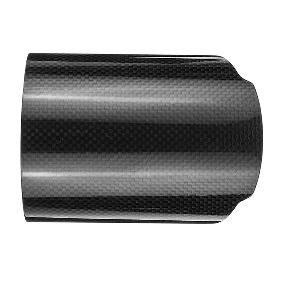Универсальный Выпускной глушитель из углеродного волокна 89 мм крышка выхлопной
