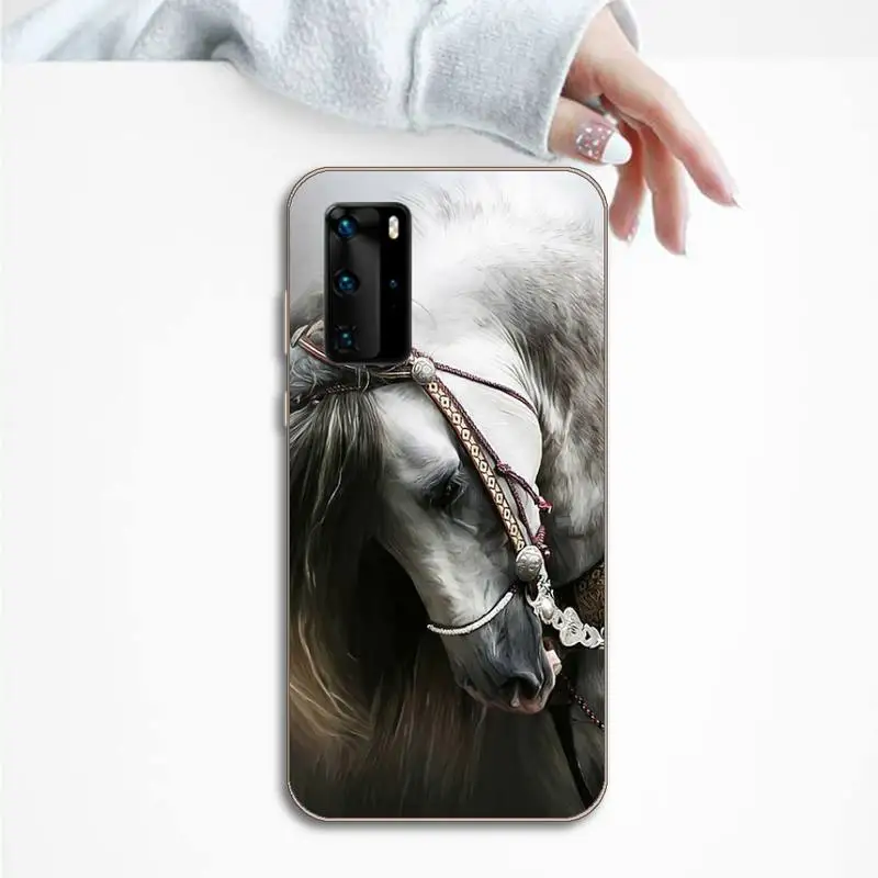 

Phone Case For Huawei P honor 8 10i 20 30 40 smart 2019 fruit animal pattern cute cartoon flower retro