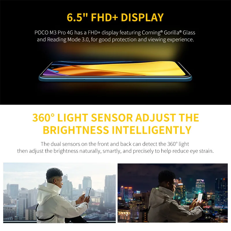 POCO M3 Pro 5G NFC Смартфон 4 + 64/6 128 Dimensity 700 Octa Core 90Hz FHD DotDisplay 5000mAh 48MP Тройная камера |