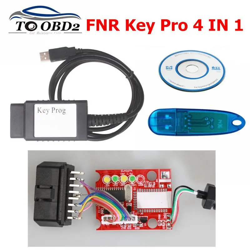 

FNR Key Prog 4 в 1 USB-ключ для Nissan, Renault, Ford FNR программатор ключей 4-в-1 с ключом авто ключ транспондера