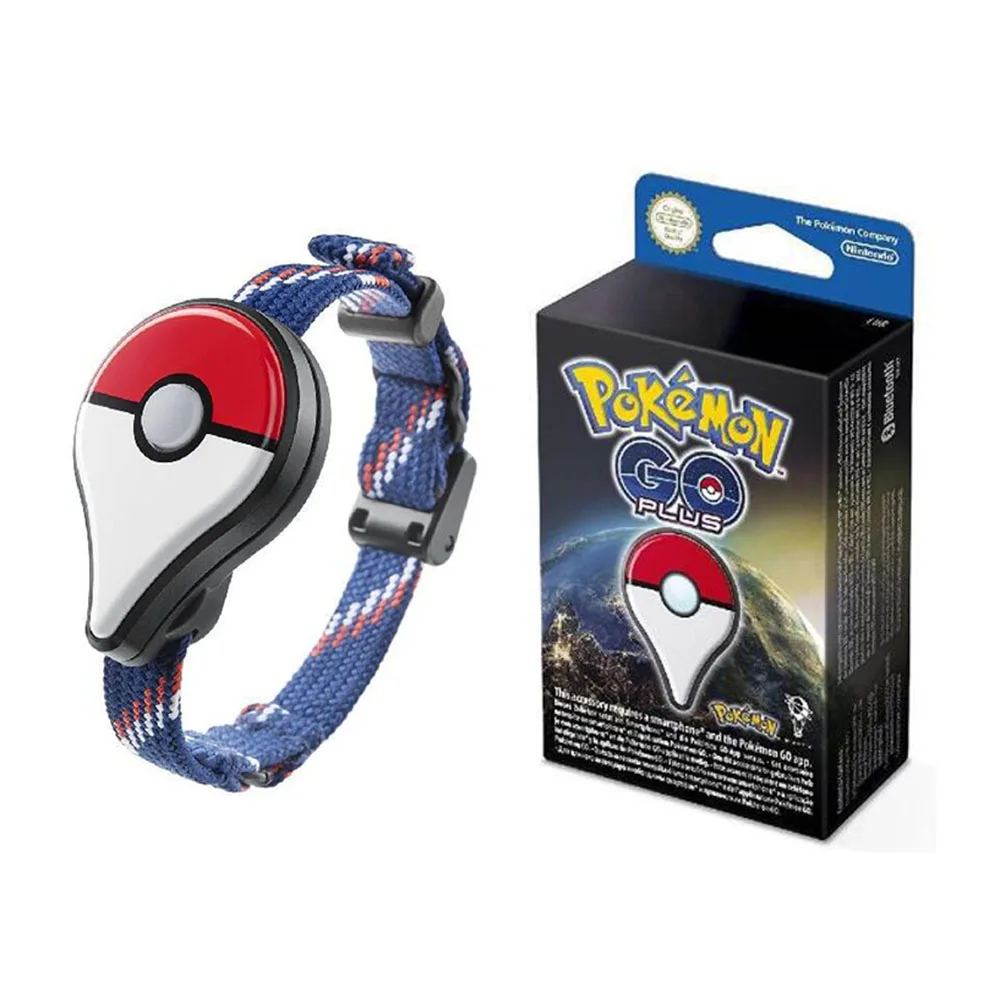 Оригинальный браслет Pokemon Pikachu GO Plus карманный автоматический захват Bluetooth