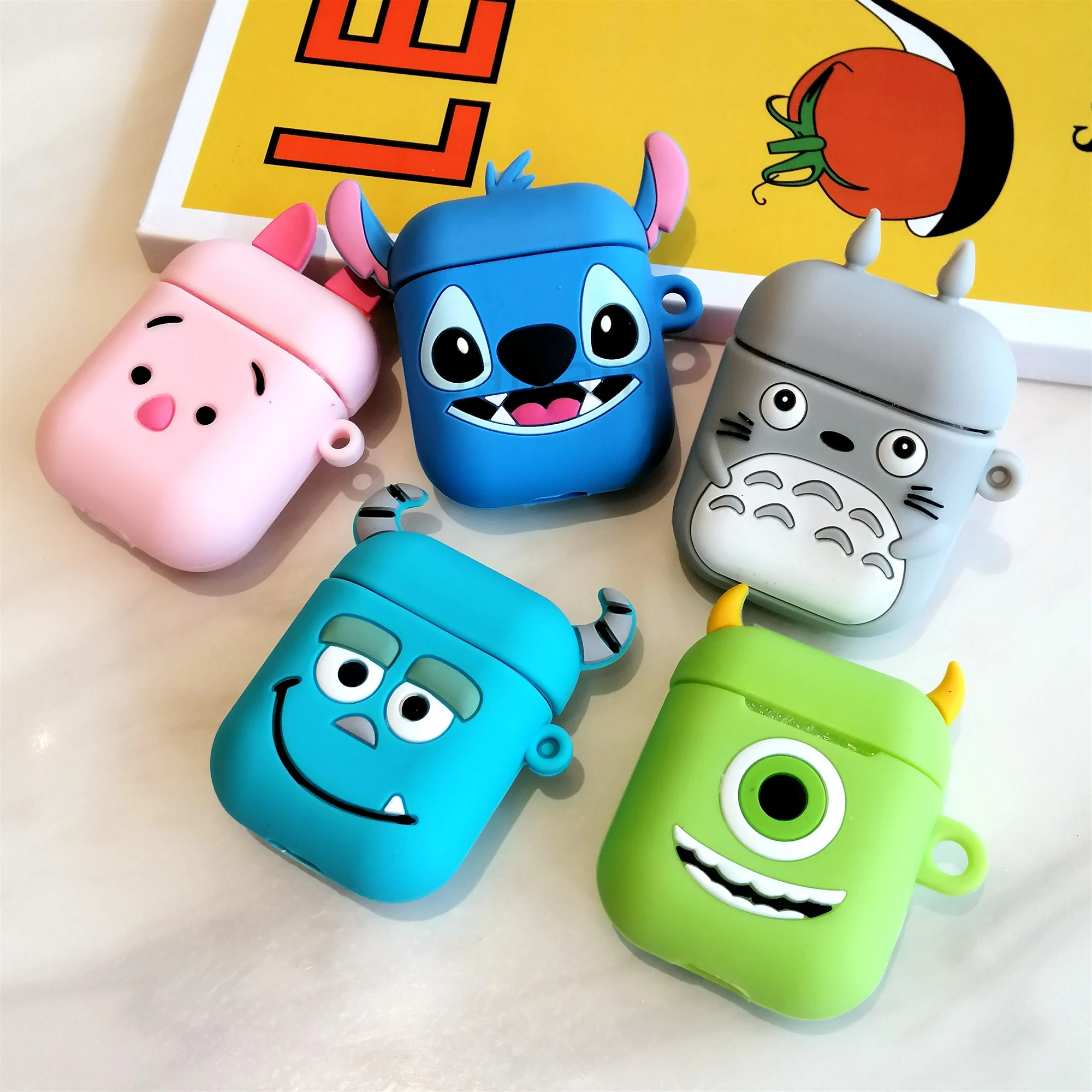 Чехол для наушников AirPods 3D Cute Печенье чехол s Apple Airpods защитный без кольца на
