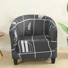 Эластичный чехол для дивана, кресла, защита стула, Пыленепроницаемый Чехол для мебели, толстый плюшевый чехол для кресла с откидывающейся спинкой, чехлы для дивана