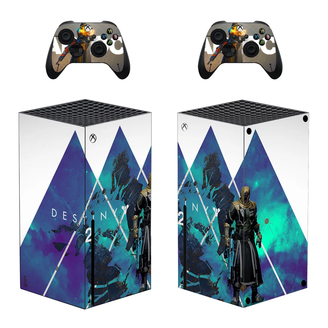 Игра Destiny кожи Стикеры наклейка чехол для Xbox серии X Slim консоли и 2 контроллера