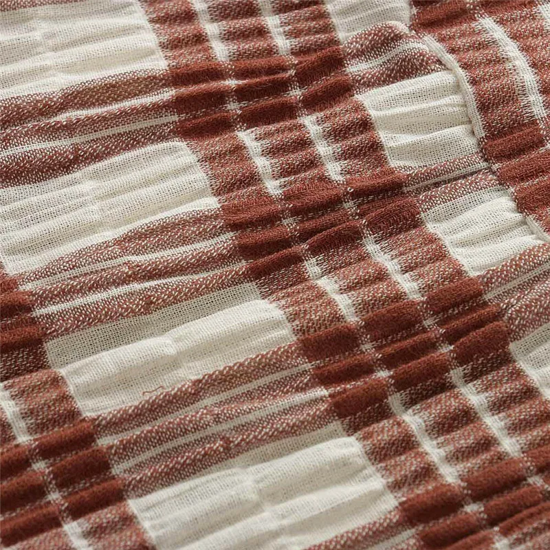 Детское клетчатое платье с длинным рукавом популярное весенне осеннее в стиле