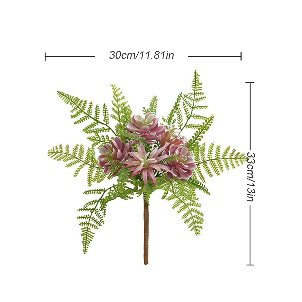 

Artificial Fern Plants Plastic Plants Grass Weatherproof Ferns Green Leaves Fake Flower Plant Wedding Home Decor Table Decor