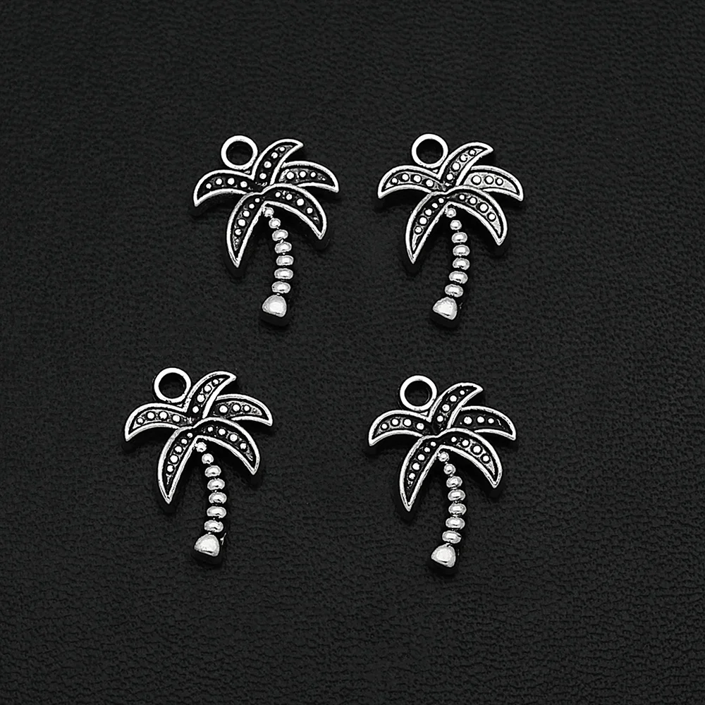 Подвески для бижутерии из металлического сплава покрытые античным серебром 18