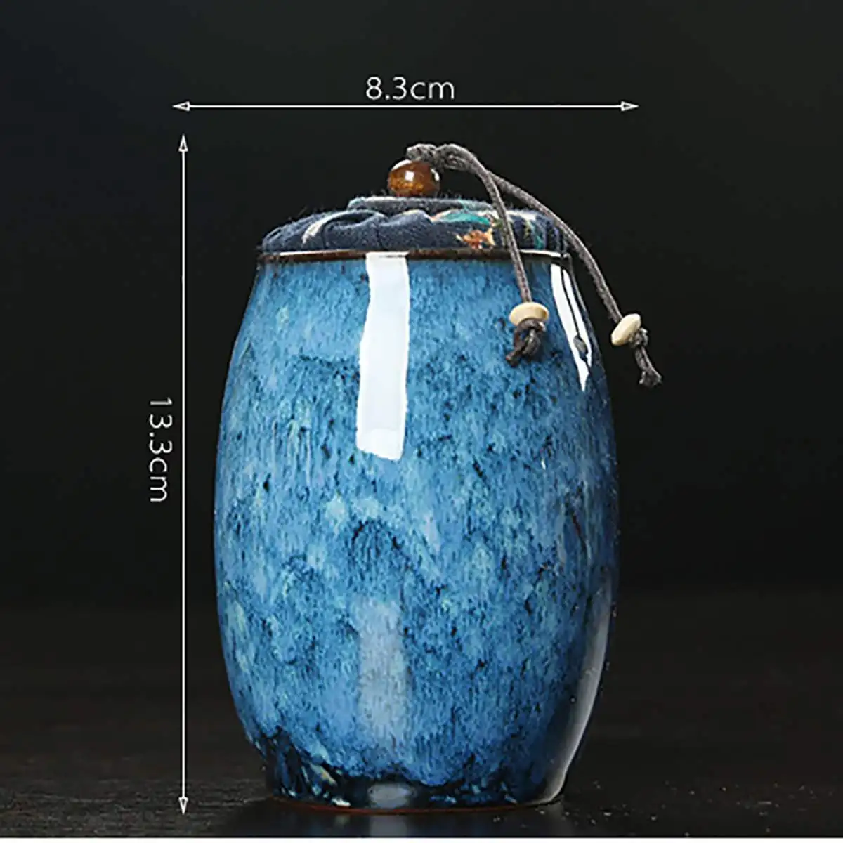 

Ice Glaze Cremation Urns Funeral Keepsake Pet Dog Cat Cremation Urn Birds Mouse Ashes Casket Columbarium Pets Memory 8.3*13.3CM