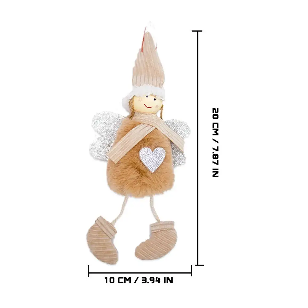 Рождественское украшение подвеска милые плюшевые куклы дом украшения для
