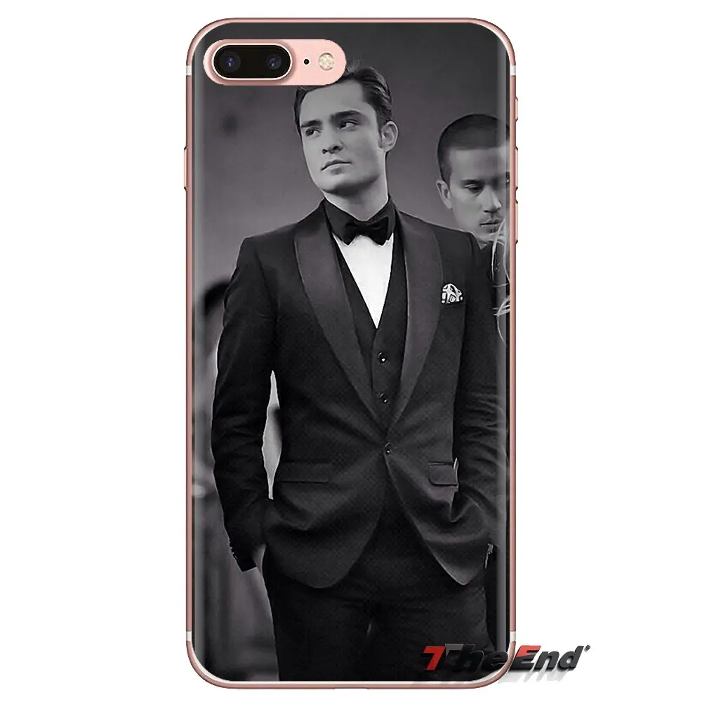 Сплетница Ed Westwick Чак бас для iPhone XS Max XR X 4 4s 5 5S 5C SE 6 6S 7 8 Plus samsung Galaxy J1 J3 J5 J7 A3 A5 корпус |