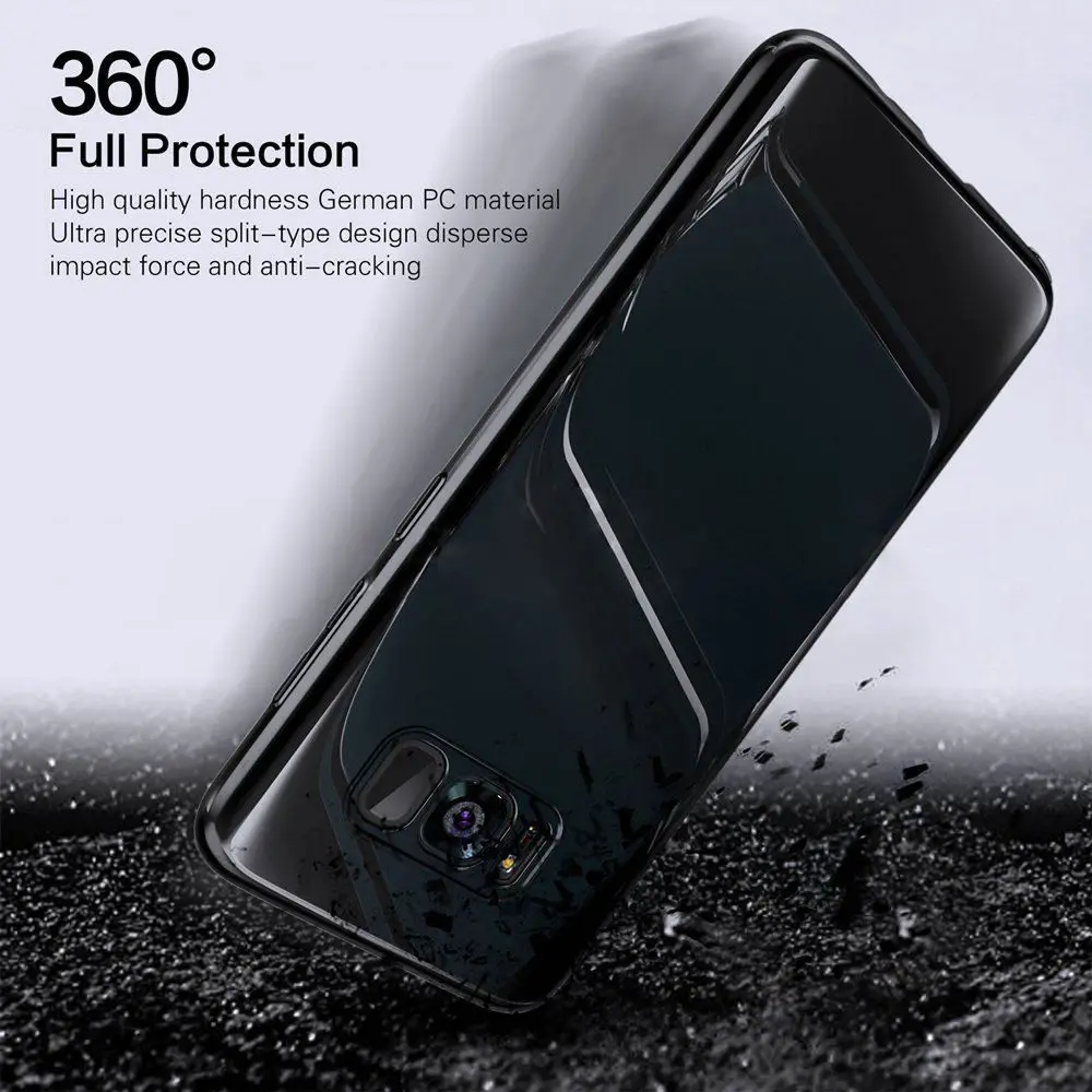 Чехол для Samsung Galaxy S10 S10E S9 S8 Plus блестящее зеркальное покрытие 360 Защита экрана S7 edge