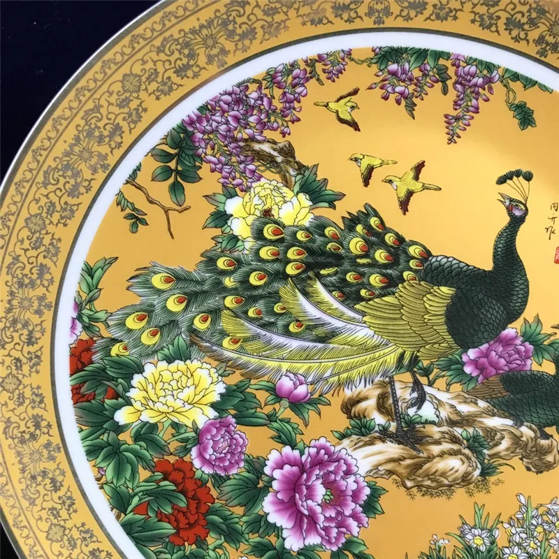Китайская старинная фарфоровая плитка из розового золота (art.: 3920b599d6475) - 3920b599d6475