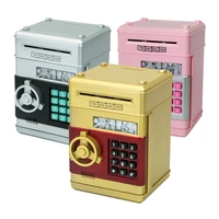 electronic piggy bank atm password money box cash coins saving box atm bank safe box automatic deposit banknote gift for kids