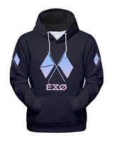 2020 new exo printed hoodies casual sleeve long loose hooded pullover sweatshirts couple harajuku oversized hoody streetwear