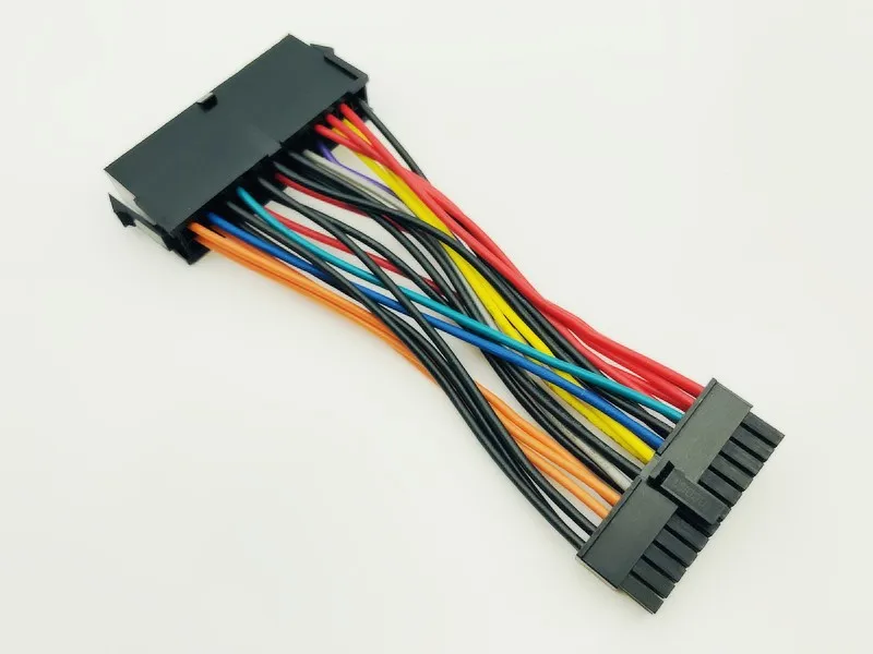 5шт 14см ATX PSU Стандартный 24-контактный разъем для подключения к мини-разъему 24P мужской внутренний адаптер для кабеля преобразователя питания для ПК DELL 780 980 760 960.