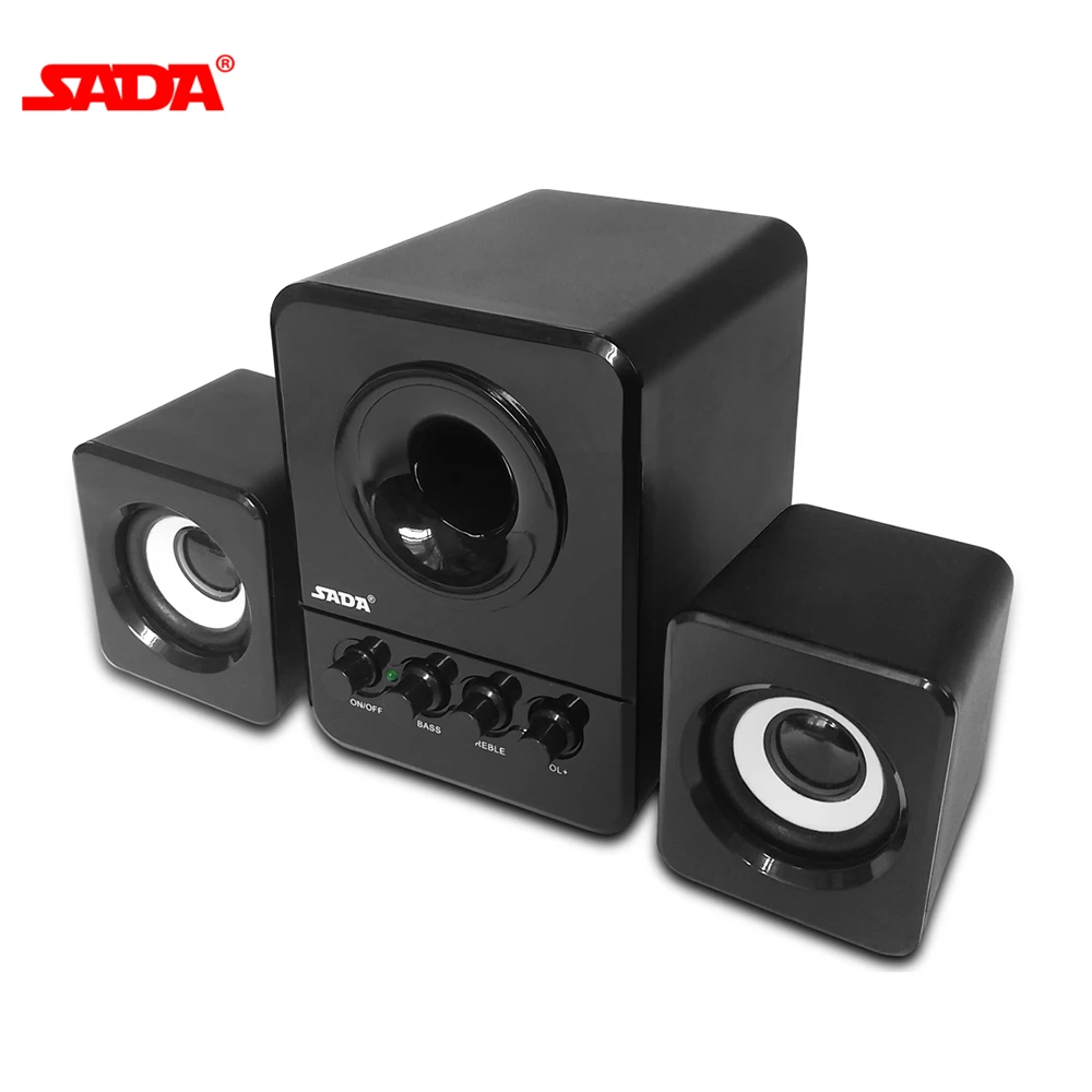 SADA D 203 комбинированная Колонка USB Проводная для компьютера бас стерео