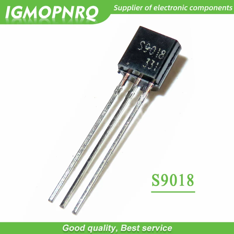 100 шт. Бесплатная доставка S9018 SS9018 9018 TO-92 RF биполярные транзисторы NPN/30 В/50 мА новый