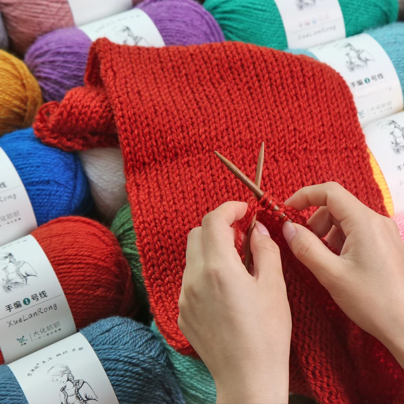 100 г шерстяная пряжа для вязания крючком выгодная покупка Wol нить камвольная