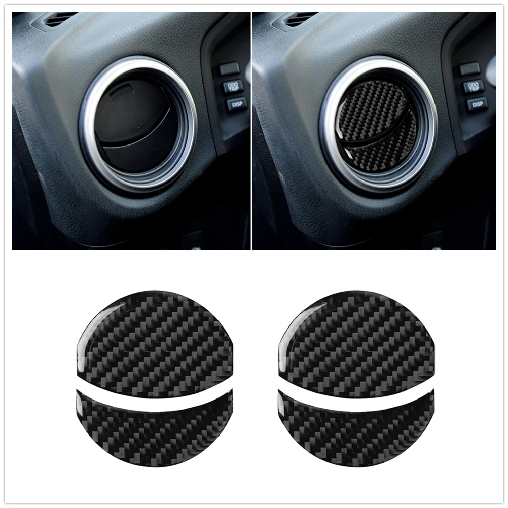 

4 шт. центральная консоль, решетка вентиляционного отверстия, отделка для Subaru BRZ, Toyota 86 2013-2020, Автомобильный Центральный контроллер из углеро...