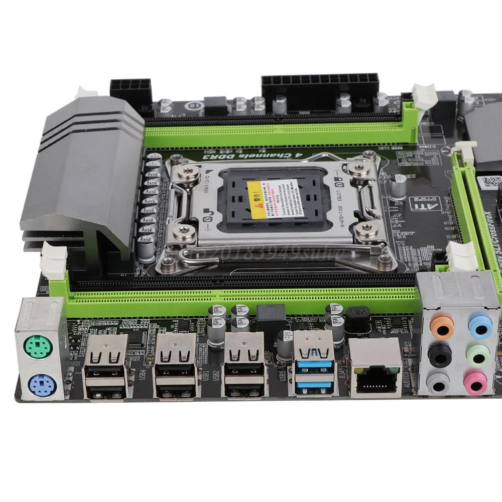 Процессор X79 Turbo moederbord LGA2011 ATX SATA3 PCI E NVME M.2 SSD ondersteuning REG ECC geheugen en Xeon E5|Материнские
