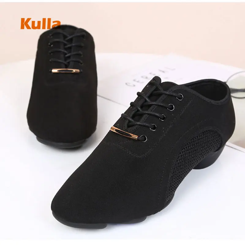 Women Latin Dance Shoes Tango Jazz Salsa Dancing Shoes Mesh Soft Sole Ballroom Female Sneakers Zapatos De Baile Latino Mujer