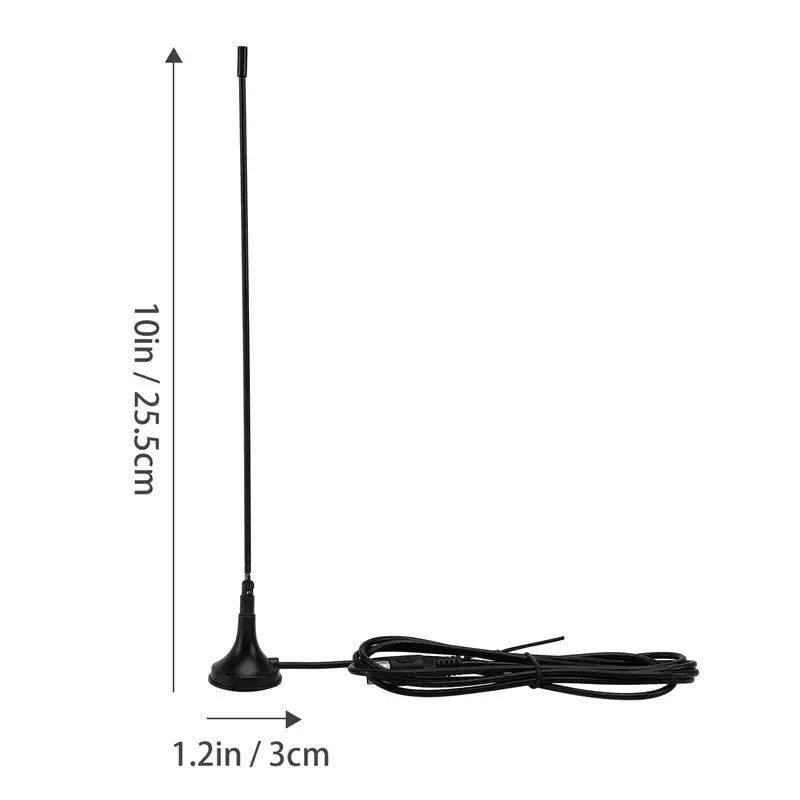 

1Pc DTMB Signal Antenna High Definition Ground Wave Home Television Aerial Black