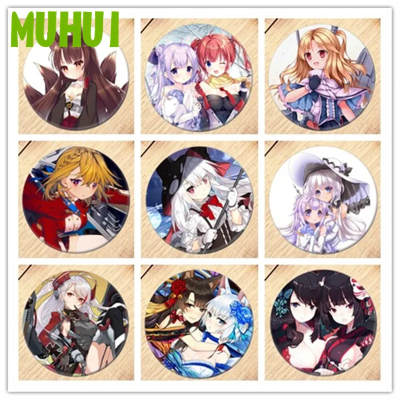 Бесплатная доставка Аниме Azur Lane брошь в виде красивой девушкой Значки для