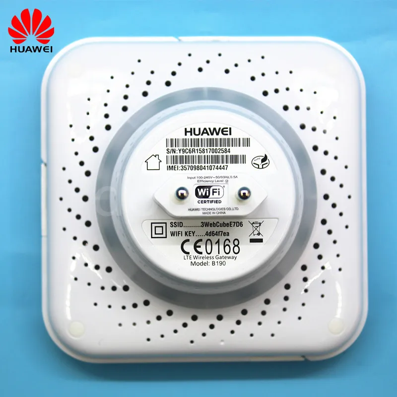 Huawei заблокирован б/у B190 Wi Fi маршрутизатор 4 аппарат не привязан к оператору