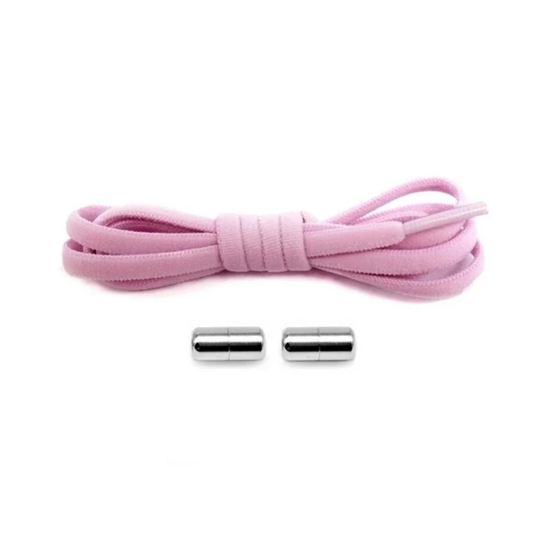 

1Pair No Tie Shoelaces Round Elastic Shoe Laces For Kids Adult Sneakers Shoelace Quick Lazy Laces Elastic Shoestrings