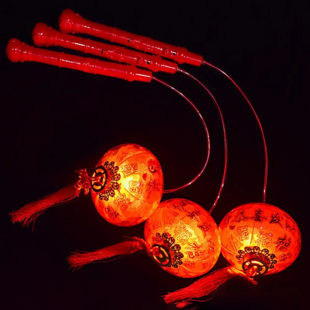 

Переносной светящийся новогодний Китайский праздник Весны декоративный фонарь с надписью Fu, безопасный светящийся светодиодный фонарик, н...